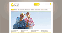 Desktop Screenshot of criticalcare.de
